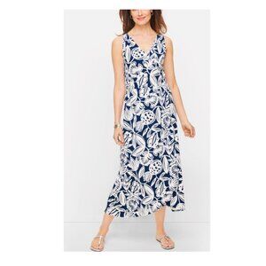 Talbots Petites Jersey Faux Wrap Dress Sz Small Petite